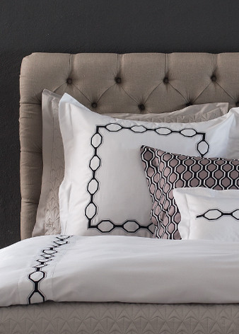 Milano Embroidered Queen duvet cover<br />King duvet cover
